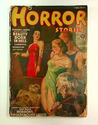 Buy Horror Stories Pulp Sep 1939 Vol. 8 #4 PR TRIMMED • 148.59£