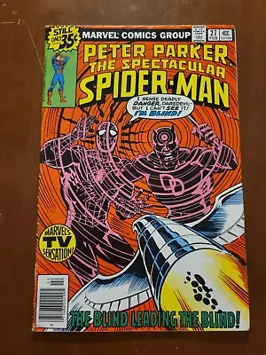 Buy Spectacular Spider-Man #27  1st Frank Miller Daredevil 1978 Vg/FN 5.0-5.5 Marvel • 23.68£