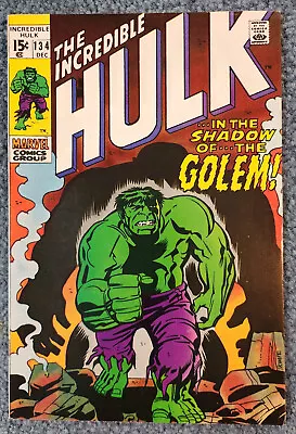 Buy The Incredible Hulk #134 Marvel Comics 1970 - VF/NM CGC Ready • 52.27£