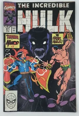 Buy The Incredible Hulk #371 Marvel Comics July 1990 Namor & Dr Strange Vs Dark Hulk • 4.80£