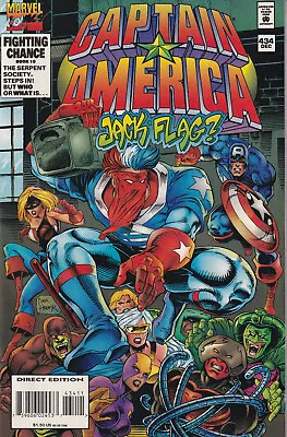 Buy CAPTAIN AMERICA Vol. 1 #434 December 1994 MARVEL Comics - Calvin Zabo • 23.84£