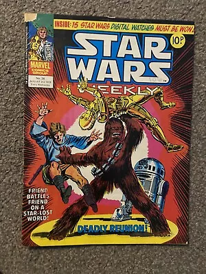 Buy Star Wars Weekly Comics - 1978 No 24 & No 26 • 5.99£