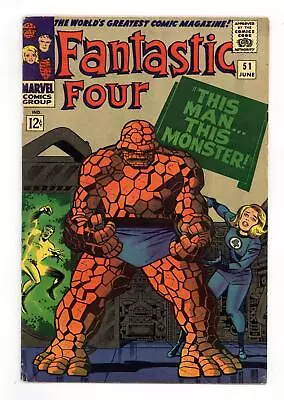 Buy Fantastic Four #51 VG- 3.5 1966 • 34.38£