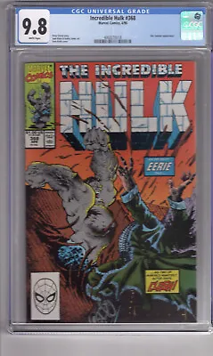 Buy Incredible Hulk #368 (1990) 9.8 CGC W/P '1st App...PANTHEON' • 191.09£