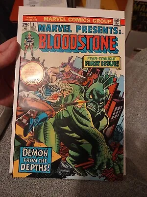 Buy Marvel Presents #1 (1975) 1st Appearance Ulysses Bloodstone • 15.76£