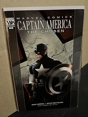 Buy Captain America THE CHOSEN 1 🔥2007 CHAREST VARIANT🔥Marvel Comics🔥NM • 8£