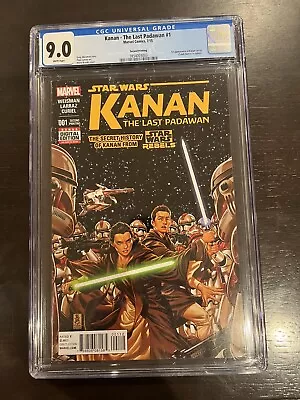 Buy Star Wars Kanan The Last Padawan 1 CGC 9.0 2nd Print 2015 Marvel Comics • 51.39£