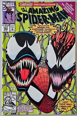 Buy The Amazing Spider-man #363  Venom Cargage 1992 Nm 9.4 • 27.97£