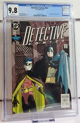 Buy Detective Comics #647 CGC 9.8 RARE 1ST APP STEPHANIE BROWN • 175£