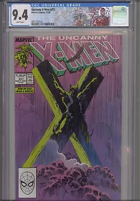 Buy Uncanny X-Men #251 CGC 9.4 1989 Marvel Comics Reavers App Custom Label • 52.61£