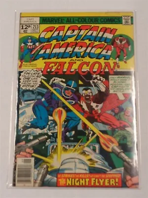 Buy Captain America #213 Vg (4.0) Marvel Comics Jack Kirby September 1977 • 3.99£