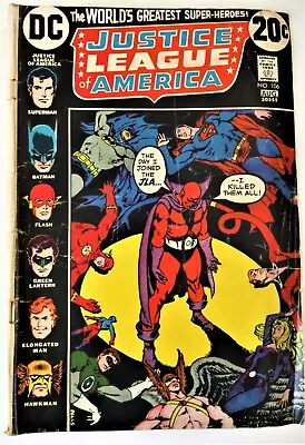 Buy Justice League Of America #106 (DC Comics 1973) Red Tornado G+ • 4.74£