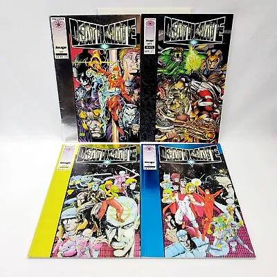 Buy Deathmate Black Prologue Blue Yellow 1993 Valiant Image Comics Lot Of 4 Boarded • 14.23£
