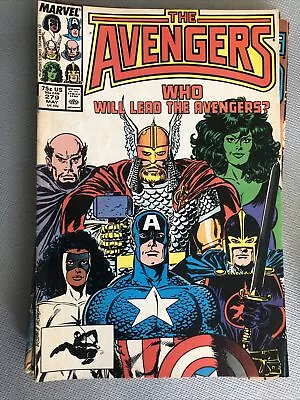 Buy The Avengers Marvel Comics #279-280, #283-284, #286-287, #291 • 6.28£