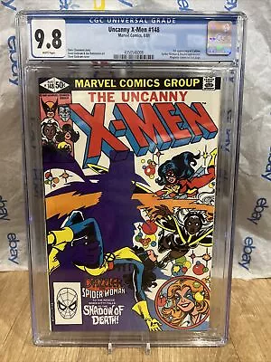 Buy Uncanny X-Men #148 CGC 9.8, 1st Appearance Of Caliban New Slab Comic 1981 • 116.07£