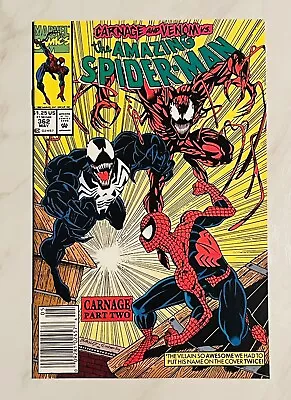 Buy Amazing Spider-Man #362 (1992) NM- Newsstand - 2nd Appear Carnage - Marvel • 14.19£