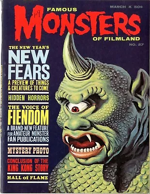 Buy Famous Monsters Of Filmland   # 27   NEAR MINT    3/64   Lugosi Feature, One • 304.26£