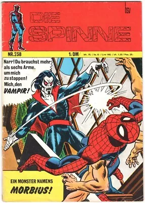 Buy 1972 Amazing Spider-Man #101 Germany The Spider No. 238 First Appearance MORBIUS • 27.62£