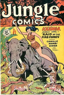 Buy Jungle Comics   #110    VF+     February 1949  Pencil Mark  “A” On Cover In Lett • 182.70£