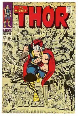 Buy Thor #154 6.5 // Jack Kirby & Vince Colletta Cover Marvel Comics 1968 • 58.39£