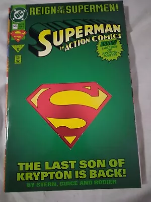 Buy Action Comics #687 (1993) DC  White Die-Cut Cover • 2£