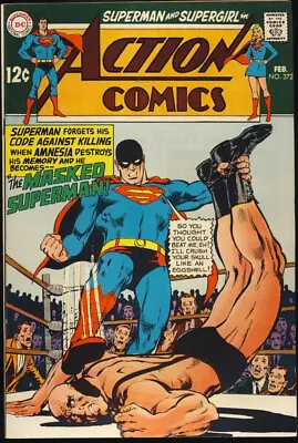 Buy ACTION COMICS #372 1969 VF+ 8.5 NEAL ADAMS COVER  Grappler Of Steel  SUPERMAN • 35.97£