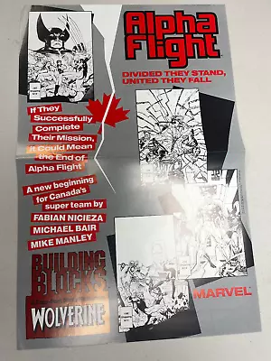 Buy Alpha Flight Wolverine Promo Poster 17  X 11  Marvel Comics • 7.87£