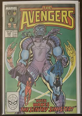 Buy Avengers #288 VF/NM 9.0 1ST APPEARANCE HEAVY METAL MARVEL COMICS 1988 • 2.36£