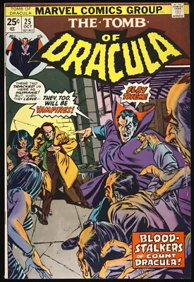 Buy TOMB OF DRACULA #25 1974 1ST APPEARANCE / ORIGIN Of HANNIBAL KING Marvel Comics • 28.14£