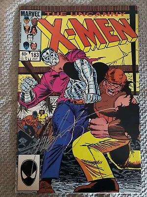Buy VG+ Uncanny X-Men #183 Signed By Chris Claremont (no Certification) See Pictures • 31.77£