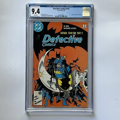 Buy Detective Comics 576 CGC 9.4 Batman Year 2 Storyline DC Comics 1987 • 79.94£