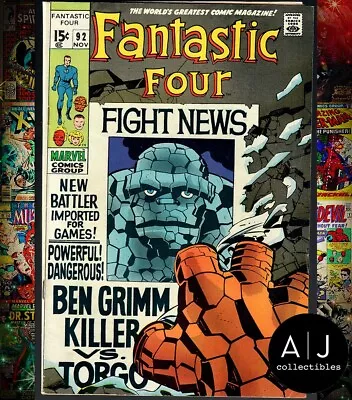 Buy Fantastic Four #92 FN 6.0 1969 • 15.80£