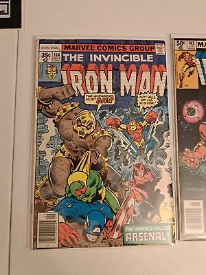Buy The Invincible Iron Man 114 KEY ISSUE And 142 • 14.25£
