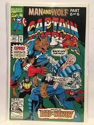Buy Captain America #407 VF 1st Print Marvel Comics • 3.50£