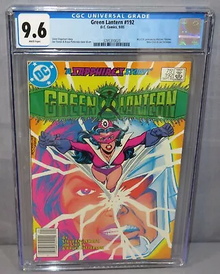 Buy GREEN LANTERN #192 (M.A.S.K. Preview) CGC 9.6 NM+ DC Comics 1985 • 71.08£