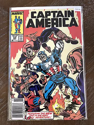 Buy Captain America #335 Marvel Comic Book Newsstand 6.5 Ts13-60 • 7.88£
