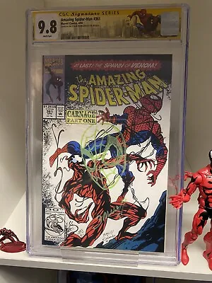 Buy Amazing Spider-Man #361 (4/1992) CGC 9.8 Signature Series Sketch 1st Carnage! • 321.26£