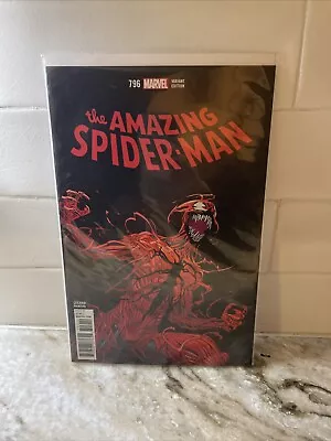 Buy Amazing Spider-man #796 2nd Print Red Goblin Carnage Variant Comic Marvel NM • 8£