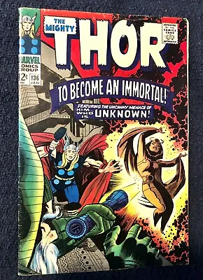 Buy Thor # 136 (January 1967) 1st Lady Sif, Jane Foster, Odin, Stan Lee, Jack Kirby • 48.15£
