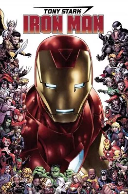 Buy Tony Stark: Iron Man #15 Jim Cheung Marvel 80th Frame Variant • 3.15£
