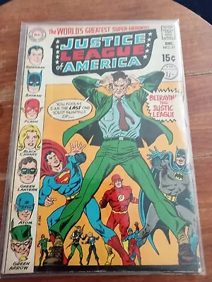 Buy Justice League Of America #77 Dec 1969 (GD) Silver Age • 3£
