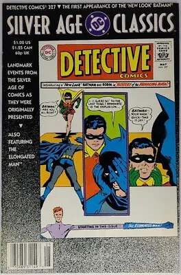 Buy DC Silver Age Classics Detective Comics 327 1992 VF 8.0 Newsstand 1st New Look • 3.16£