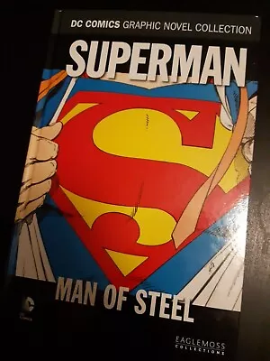Buy Superman |  Man Of Steel  | Hardback | DC Comics Graphic Novel Collection #10  • 5.30£