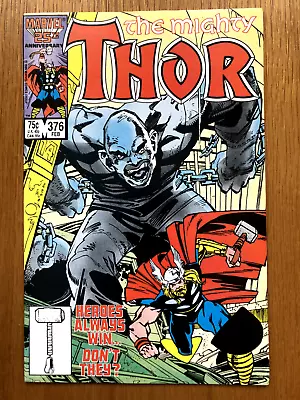 Buy Marvel Comics - The Mighty Thor #376 - Classic Walt Simonson Story And Art! • 2.50£