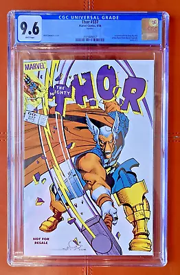 Buy Thor #337 - KEY 1st Beta Ray Bill CGC 9.6 NM+ RARE Marvel Legends Variant 2006 • 96.84£