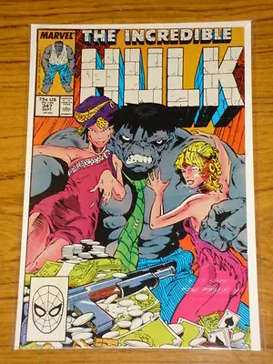Buy Incredible Hulk #347 Vol1 Marvel Comics September 1988 • 22.99£