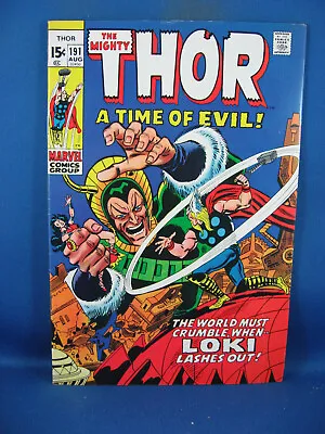 Buy Thor 191 Vf Nm Marvel 1971 • 39.42£