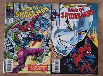 Buy Web Of Spider-Man (1985 1st Series) Issues 111 And 112 • 4.37£
