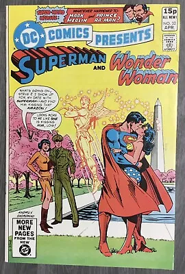 Buy DC Comics Presents No. #32 April 1981 VG/G Superman & Wonder Woman Kiss! • 35£