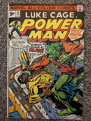 Buy Luke Cage Power Man 29. Marvel Comics 1976. 1st Appearance Of Mr. Fish & Shrike • 2.49£